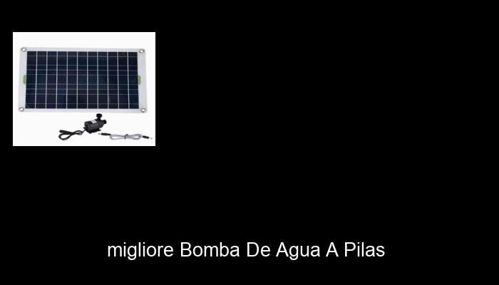 Le Migliori 10 bomba de agua a pilas del 2024 – La Nostra Raccomandazione