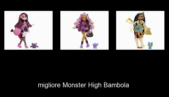 Le Migliori 10 monster high bambola del 2024 – La Nostra Raccomandazione