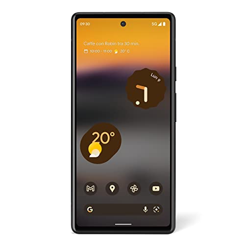 Google Pixel 6a - Smartphone 5G Android sbloccato con fotocamera da 12 megapixel e batteria che dura 24 ore, Grigio antracite