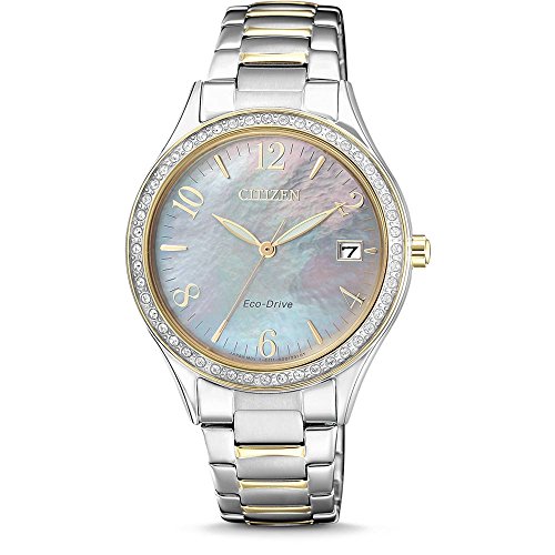 Citizen Orologio Analogo al Quarzo Donna con Cinturino in Acciaio Inossidabile EO1184-81D