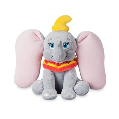 Disney Store Ufficiale Mini Sacco di Fagioli Dumbo Seduto, 19 cm, Peluche Morbido Elefante per Bambini, Adatto da 0 Anni