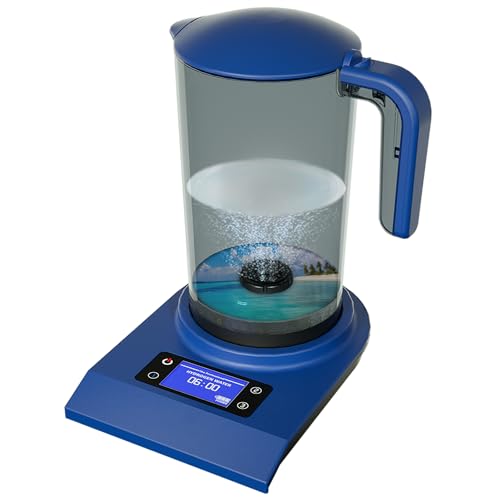 GOSOIT Generatore di bottiglie d'acqua all'idrogeno alcalina Macchina per la produzione di acqua all'idrogeno Brocca d'acqua Ionizzatore con la tecnologia di SPE e PEM 2000ML