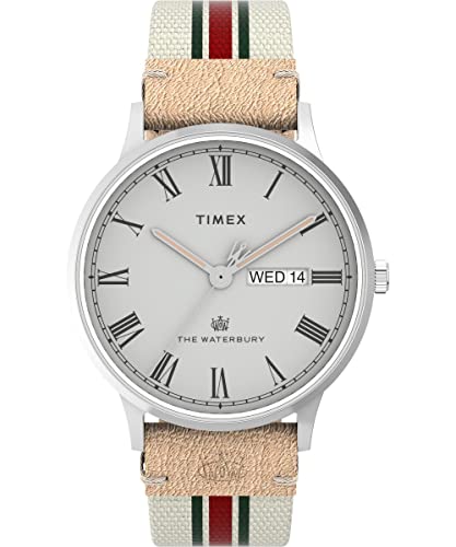 Timex Orologio Analogico al Quarzo Uomo con Cinturino in Tessuto TW2V73700VQ