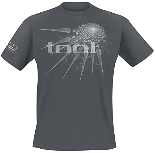 Tool T Shirt Spectre Spike Band Logo Nuovo Ufficiale Unisex Charcoal Grigio Size L