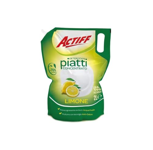 Actiff Detersivo Piatti Limone Ecoricarica 2lt, 2000ml